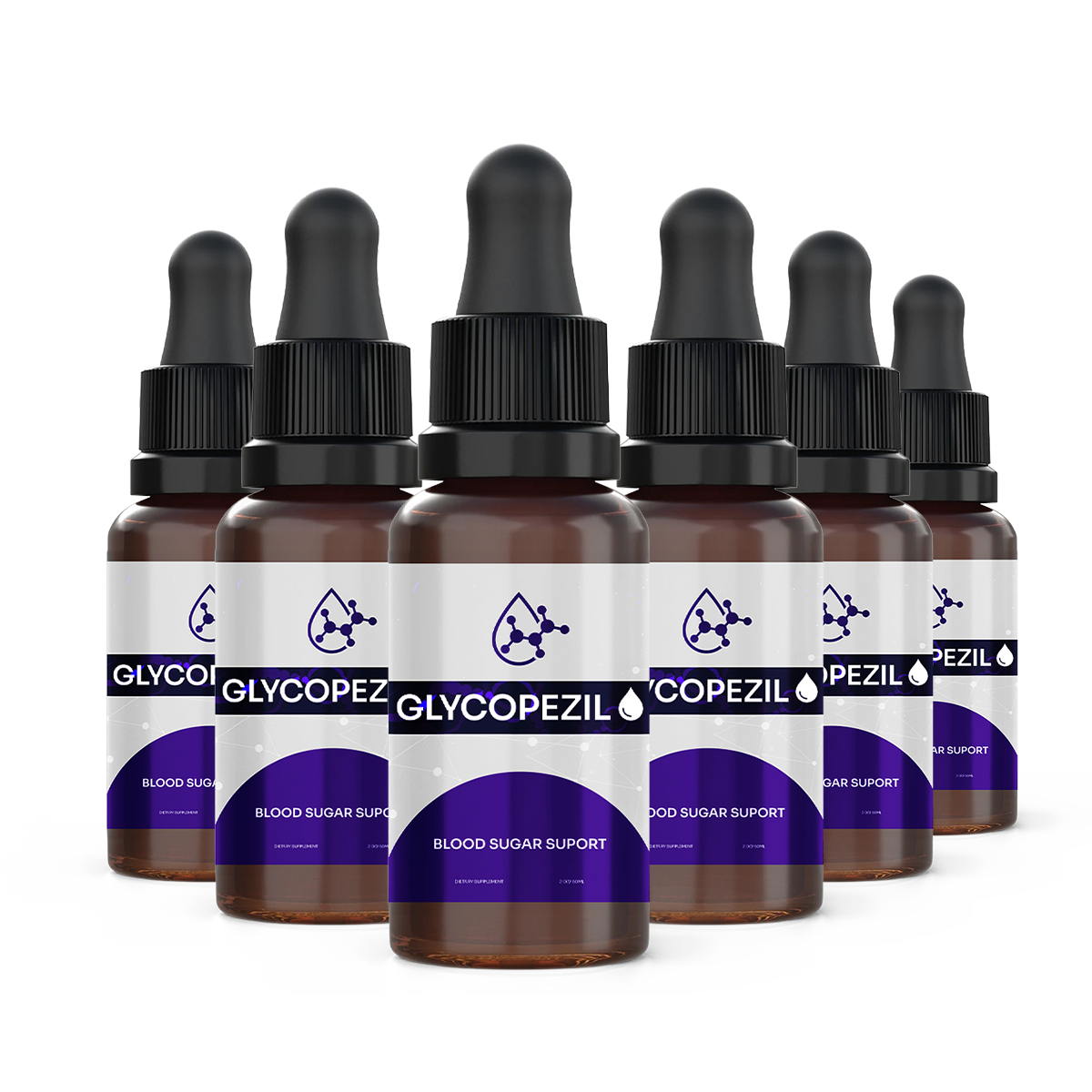 Glyco Pezil supplement bottles